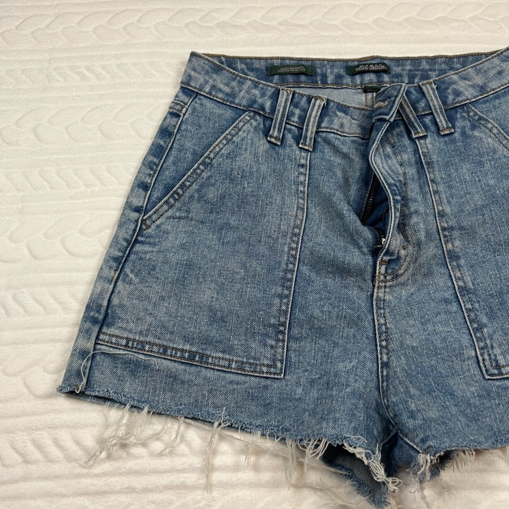 💗 Wild Fable - Women High Waisted Jean Shorts - Picture 2 of 5